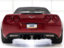 Load image into Gallery viewer, AWE Tuning Touring Edition Axleback Exhaust for C6 Chevrolet Corvette 6.2L (2009-2013) - Diamond Black Tips (3015-43662)