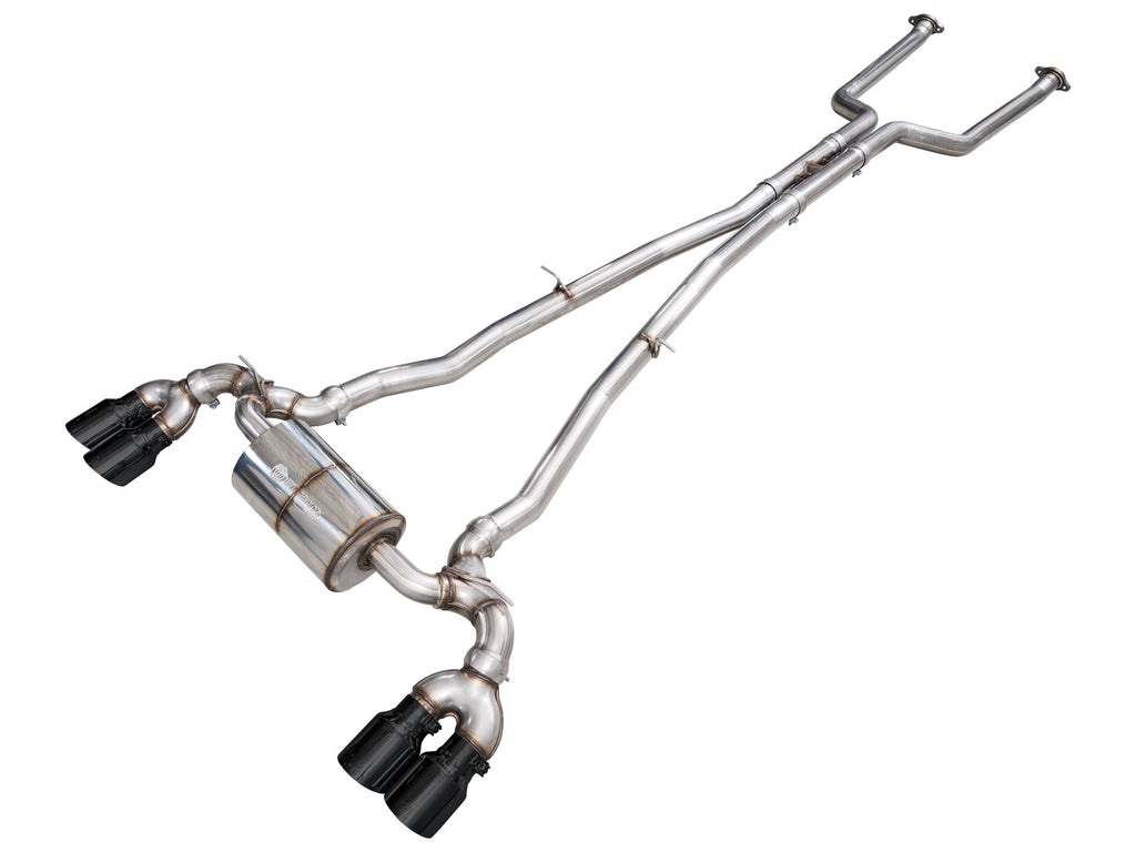 AWE Tuning Touring Edition Catback Exhaust for BMW G90/G99 M5 - Diamond Black Tips (3015-43790)