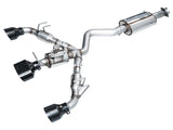 AWE Tuning Touring Edition Exhaust - Diamond Black Tips for 2023+ Toyota GR Corolla (3015-53472)