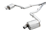 AWE Touring Edition Exhaust for 15+ Challenger 6.4 / 6.2 SC - Non-Resonated - Stock Tips (3020-11028)