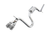 AWE Track Edition Exhaust for VW MK7 Golf 1.8T - Chrome Silver Tips (90mm) (3020-22020)