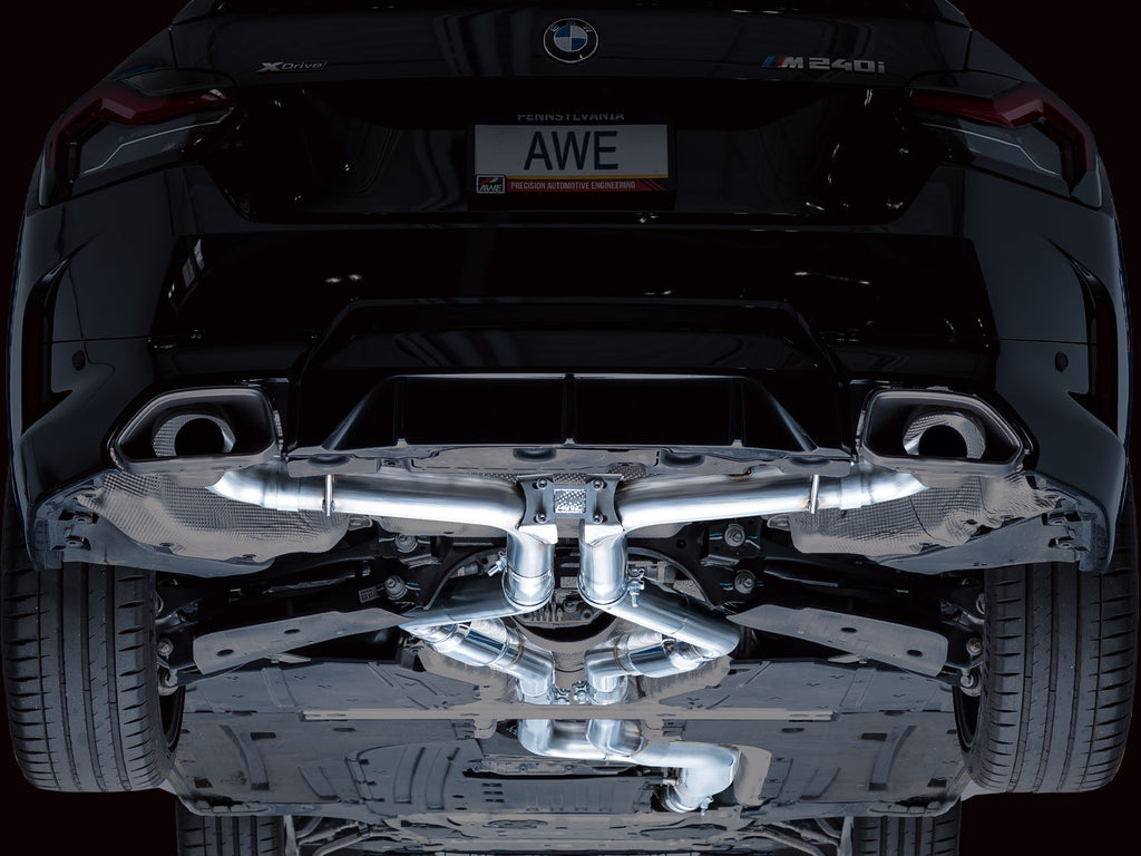AWE Tuning 22-26 BMW M240i (G42) Track Edition Exhaust - OE Tips (3020-31240)