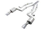 AWE Touring Edition Exhaust for 17+ Charger 5.7 - Non-Resonated - Chrome Silver Tips (3020-32060)