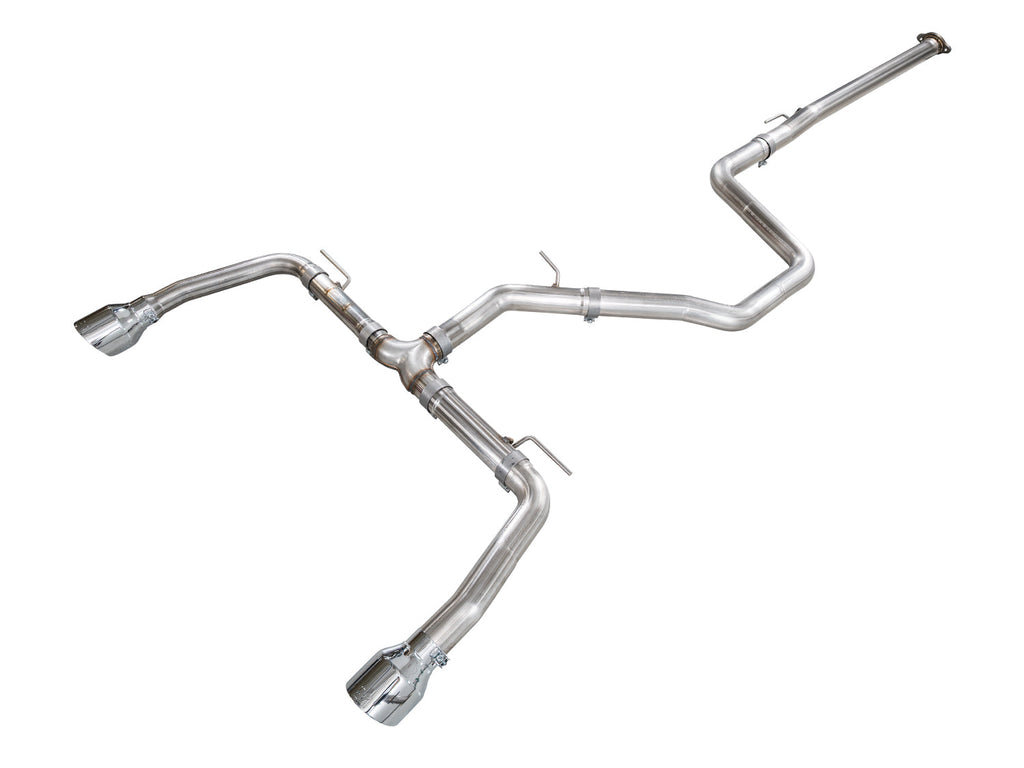 AWE Tuning Track Edition Exhaust for Elantra N - Chrome Silver Tips (3020-32237)