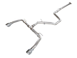 AWE Tuning Track Edition Exhaust for Elantra N - Chrome Silver Tips (3020-32237)