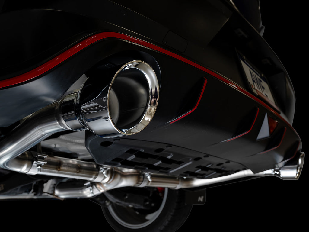 AWE Tuning Track Edition Exhaust for Elantra N - Chrome Silver Tips (3020-32237)
