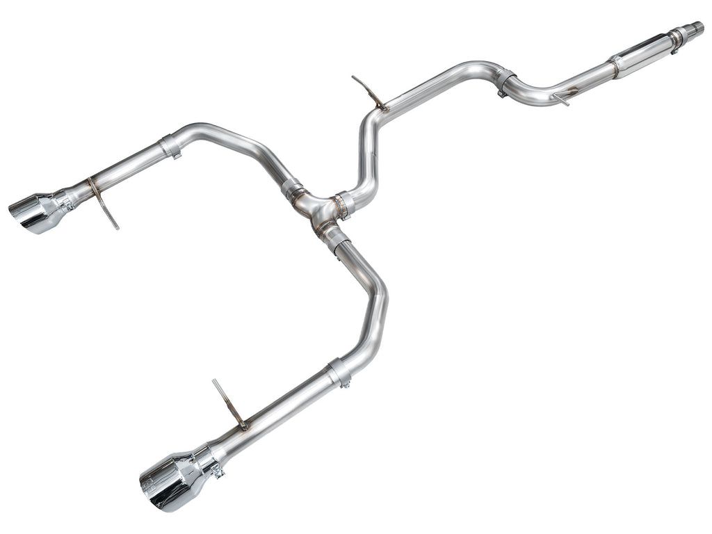 AWE Tuning Track Edition Exhaust for MK7.5 GLI - Chrome Silver Tips (3020-32275)