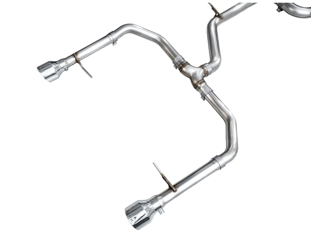 AWE Tuning Track Edition Exhaust for MK7.5 GLI - Chrome Silver Tips (3020-32275)