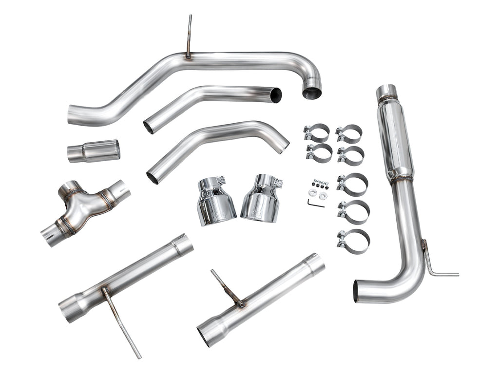 AWE Tuning Track Edition Exhaust for MK7.5 GLI - Chrome Silver Tips (3020-32275)