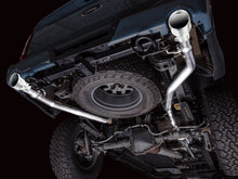 Load image into Gallery viewer, AWE Tuning 0FG Non-Resonated Catback for '21+ Ford F-150 Tremor (With Bumper Cutouts) - Chrome Silver Tips (3020-32402)