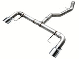 AWE Tuning G2X Track Edition Axle Back Exhaust - Chrome Silver for BMW 19-23 330i / 21-23 430i (3020-32429)