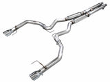 AWE Track Edition Catback Exhaust w/ Dual Chrome Silver Tips for 2024 Ford Mustang GT Fastback S650 RWD (3020-32650)