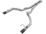 AWE Track Edition Cat-back Exhaust for S550 Mustang GT - Dual Tip - Diamond Black Tips (3020-33030)