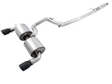 AWE Touring Edition Cat-back Exhaust for Ford Focus RS - Resonated - Diamond Black Tips (3020-33042)