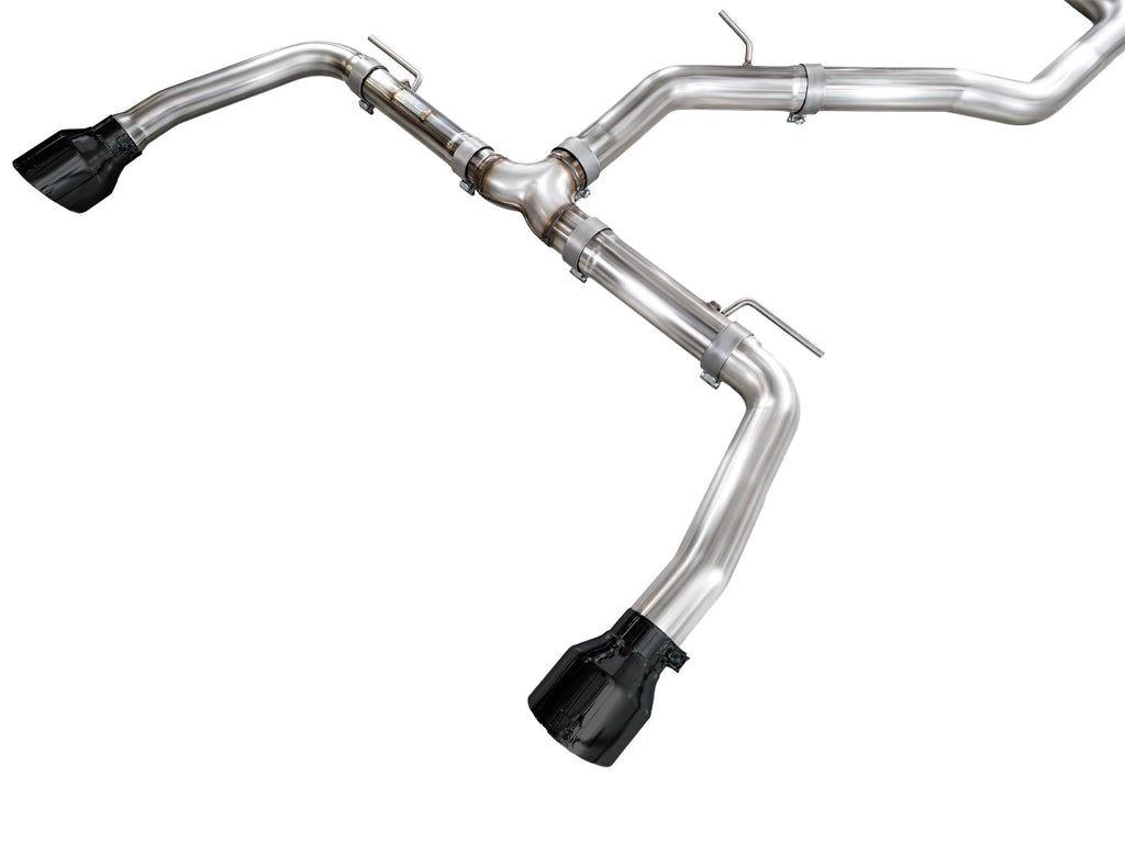 AWE Tuning Track Edition Exhaust for Elantra N - Diamond Black Tips (3020-33237)