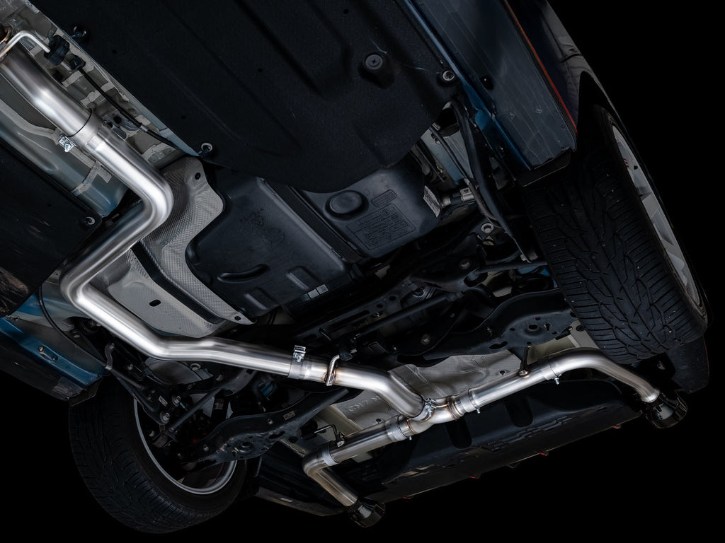 AWE Tuning Track Edition Exhaust for Elantra N - Diamond Black Tips (3020-33237)