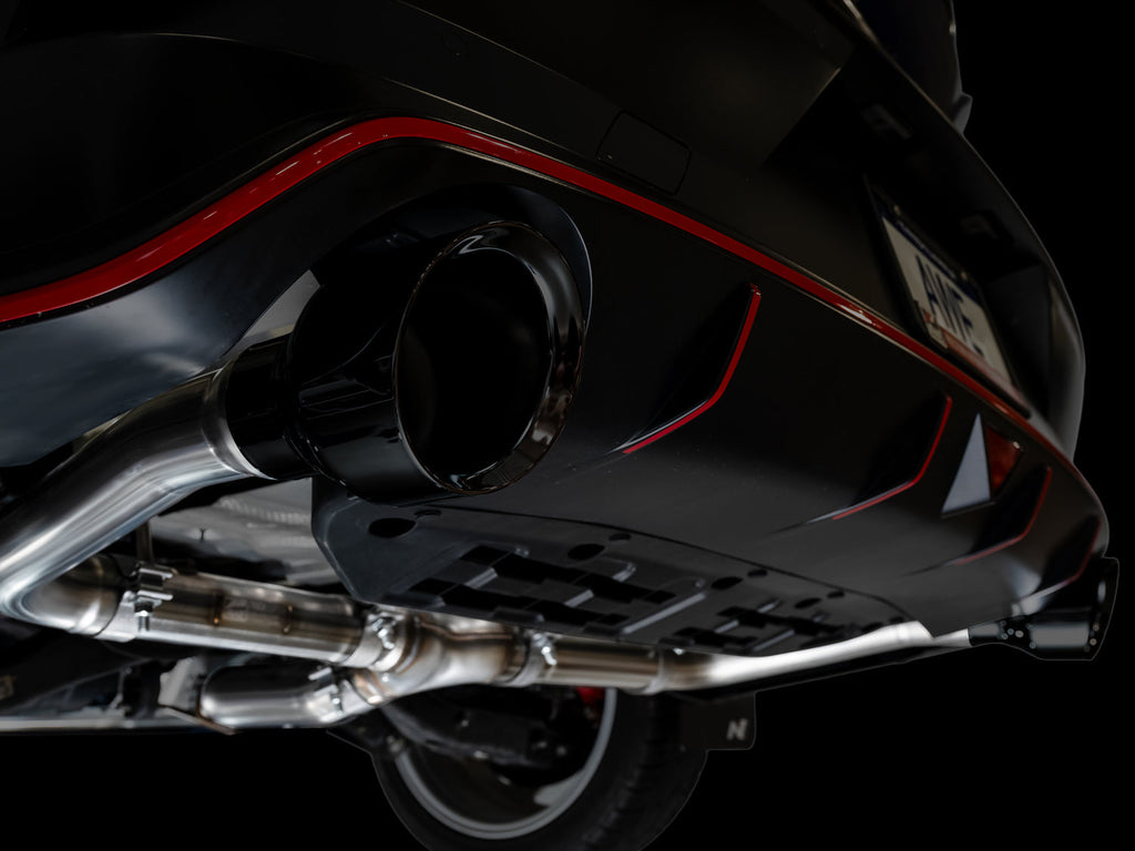 AWE Tuning Track Edition Exhaust for Elantra N - Diamond Black Tips (3020-33237)