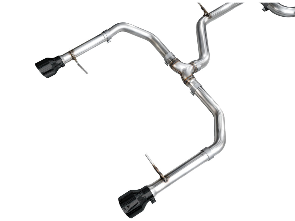 AWE Tuning Track Edition Exhaust for MK7.5 GLI - Diamond Black Tips (3020-33275)