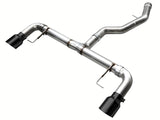 AWE Tuning G2X Track Edition Axle Back Exhaust - Diamond Black for BMW 19-23 330i / 21-23 430i (3020-33429)