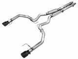 AWE Track Edition Catback Exhaust w/ Dual Diamond Black Tips for 2024 Ford Mustang GT Fastback S650 RWD (3020-33650)