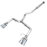 AWE Track Edition Exhaust for VA / GV WRX / STI Sedan - Chrome Silver Quad Tips (102mm) (3020-42058)