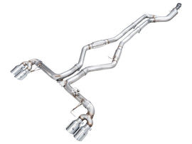 AWE Tuning 22-26 BMW M240i (G42) Track Edition Exhaust - Chrome Silver Tips (3020-42240)