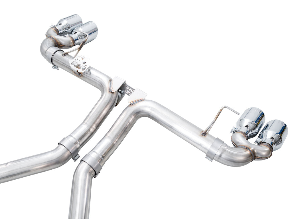 AWE Tuning 22-26 BMW M240i (G42) Track Edition Exhaust - Chrome Silver Tips (3020-42240)