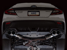 Load image into Gallery viewer, AWE Tuning Track Edition Axleback Exhaust for VB Subaru WRX - Chrome Silver Tips (3020-42424)