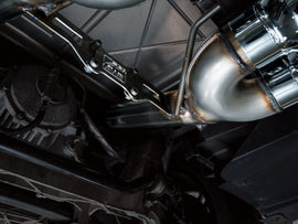 AWE Tuning Track Edition Axleback Exhaust for C6 Chevrolet Corvette Z06/ZR1 - Chrome Silver Tips (3020-42606)