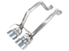 Load image into Gallery viewer, AWE Tuning Track Edition Axleback Exhaust for C6 Chevrolet Corvette Z06/ZR1 - Chrome Silver Tips (3020-42606)