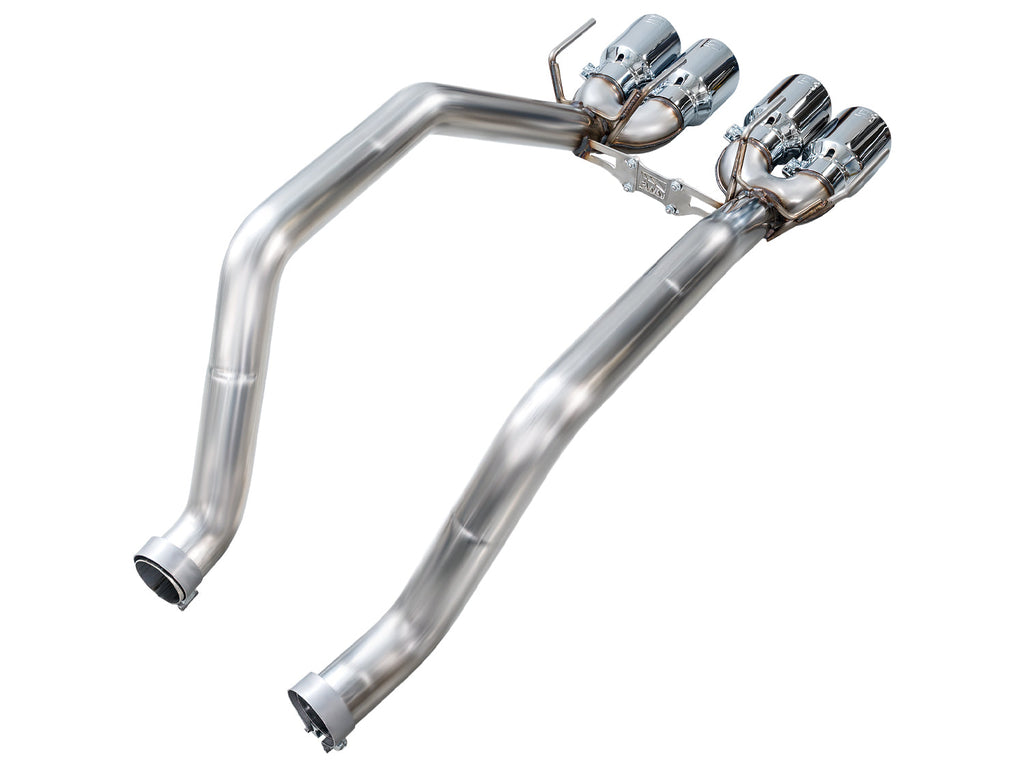 AWE Tuning Track Edition Axleback Exhaust for C6 Chevrolet Corvette Z06/ZR1 - Chrome Silver Tips (3020-42606)