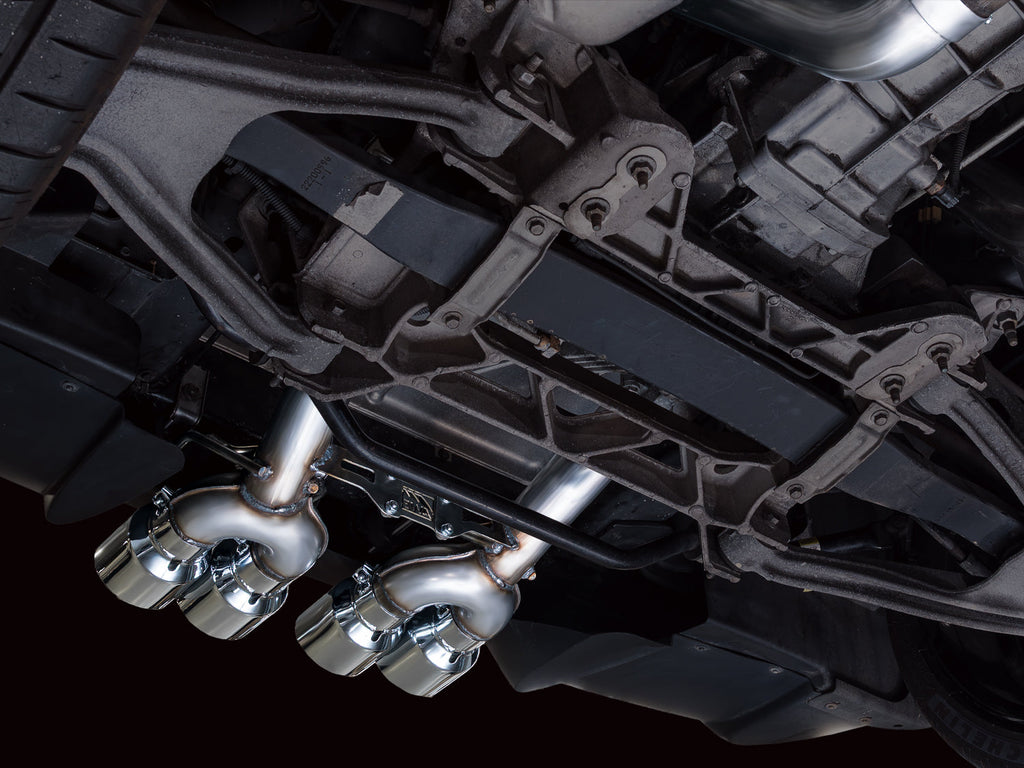 AWE Tuning Track Edition Axleback Exhaust for C6 Chevrolet Corvette Z06/ZR1 - Chrome Silver Tips (3020-42606)
