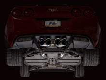 Load image into Gallery viewer, AWE Tuning Track Edition Axleback Exhaust for C6 Chevrolet Corvette 6.0L (2005-2007) and 6.2L (2008) - Chrome Silver Tips (3020-42660)