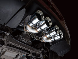 AWE Tuning Track Edition Axleback Exhaust for C6 Chevrolet Corvette 6.2L (2009-2013) - Chrome Silver Tips (3020-42662)