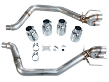 Load image into Gallery viewer, AWE Tuning Track Edition Axleback Exhaust for C6 Chevrolet Corvette 6.2L (2009-2013) - Chrome Silver Tips (3020-42662)