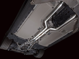 AWE Tuning Track Edition Catback Exhaust for BMW G90/G99 M5 - Chrome Silver Tips (3020-42790)