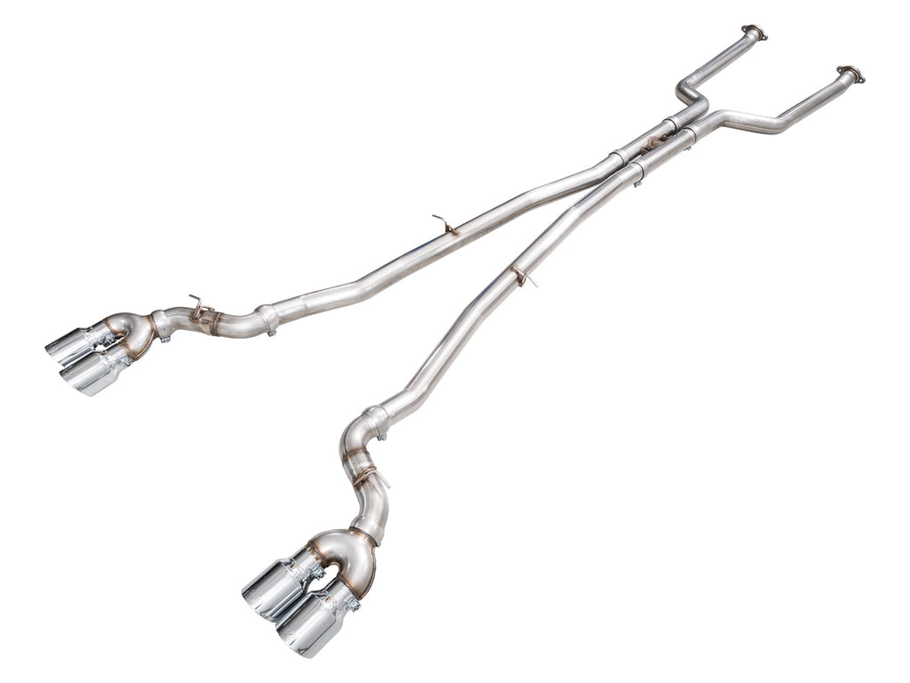 AWE Tuning Track Edition Catback Exhaust for BMW G90/G99 M5 - Chrome Silver Tips (3020-42790)