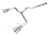 AWE Track Edition Exhaust for VB Subaru WRX - Chrome Silver Tips (3020-42979)