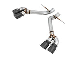 AWE Track Edition Axle-back Exhaust for Gen6 Camaro SS / ZL1 - Diamond Black Tips (Quad Outlet) (3020-43075)