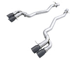 AWE Track Edition Axleback Exhaust for BMW F90 M5 - Diamond Black Tips (3020-43077)