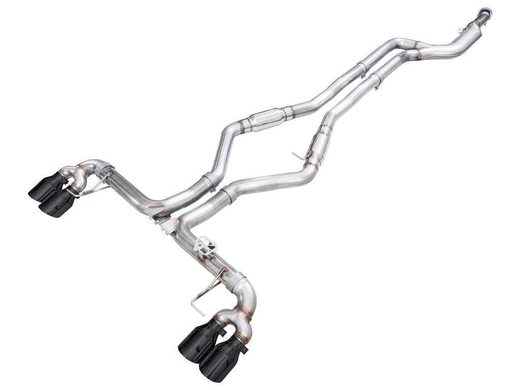 AWE Tuning 22-26 BMW M240i (G42) Track Edition Exhaust - Diamond Black Tips (3020-43240)