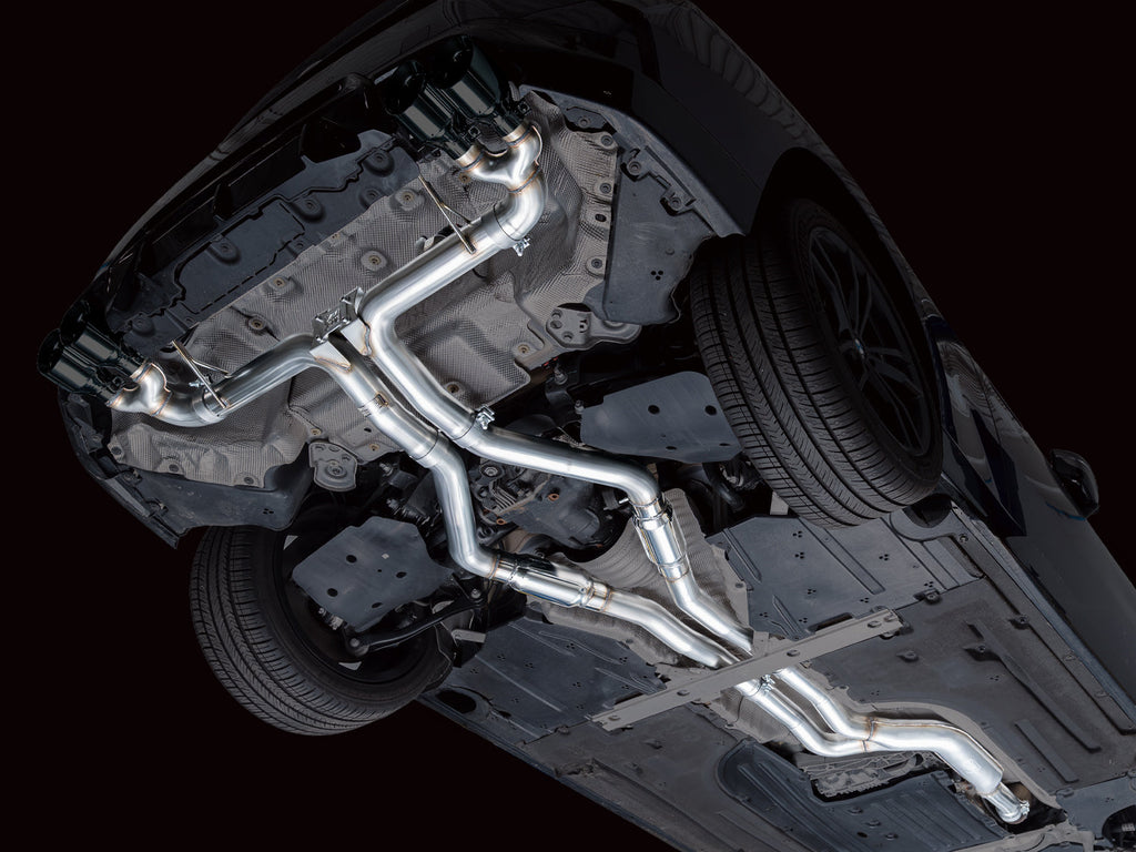AWE Tuning 22-26 BMW M240i (G42) Track Edition Exhaust - Diamond Black Tips (3020-43240)
