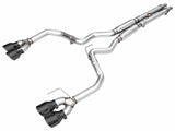 AWE Track Edition Catback Exhaust w/ Quad Diamond Black Tips for 2024 Ford Mustang Dark Horse S650 RWD (3020-43375)