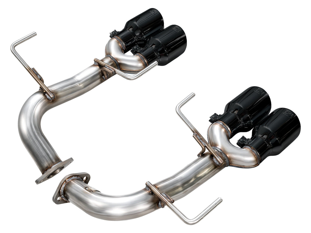 AWE Tuning Track Edition Axleback Exhaust for VB Subaru WRX - Diamond Black Tips (3020-43424)
