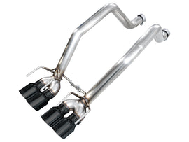 AWE Tuning Track Edition Axleback Exhaust for C6 Chevrolet Corvette Z06/ZR1 - Diamond Black Tips (3020-43606)
