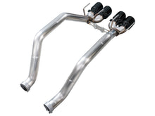 Load image into Gallery viewer, AWE Tuning Track Edition Axleback Exhaust for C6 Chevrolet Corvette Z06/ZR1 - Diamond Black Tips (3020-43606)