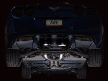 Load image into Gallery viewer, AWE Tuning Track Edition Axleback Exhaust for C6 Chevrolet Corvette Z06/ZR1 - Diamond Black Tips (3020-43606)