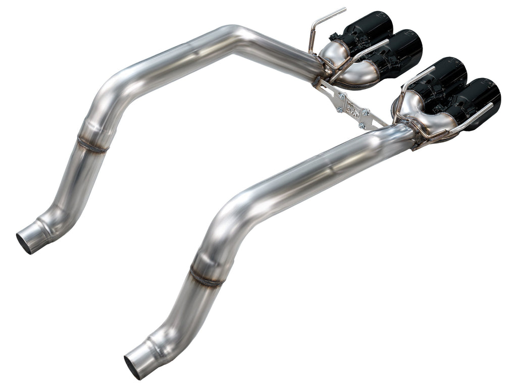 AWE Tuning Track Edition Axleback Exhaust for C6 Chevrolet Corvette 6.2L (2009-2013) - Diamond Black Tips (3020-43662)