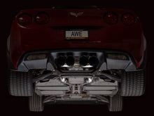 Load image into Gallery viewer, AWE Tuning Track Edition Axleback Exhaust for C6 Chevrolet Corvette 6.2L (2009-2013) - Diamond Black Tips (3020-43662)