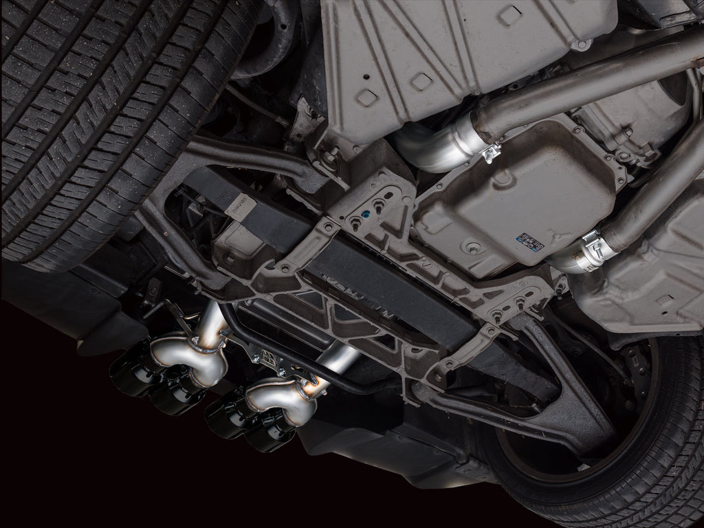 AWE Tuning Track Edition Axleback Exhaust for C6 Chevrolet Corvette 6.2L (2009-2013) - Diamond Black Tips (3020-43662)